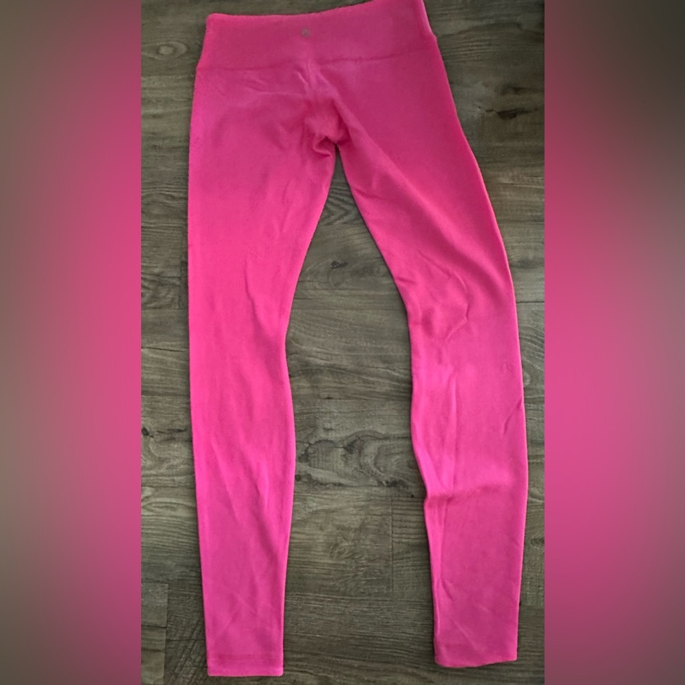 lululemon athletica Bright Pink Performance Leggings